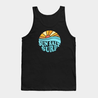 Sun Salt Surf Retro Beach Tank Top